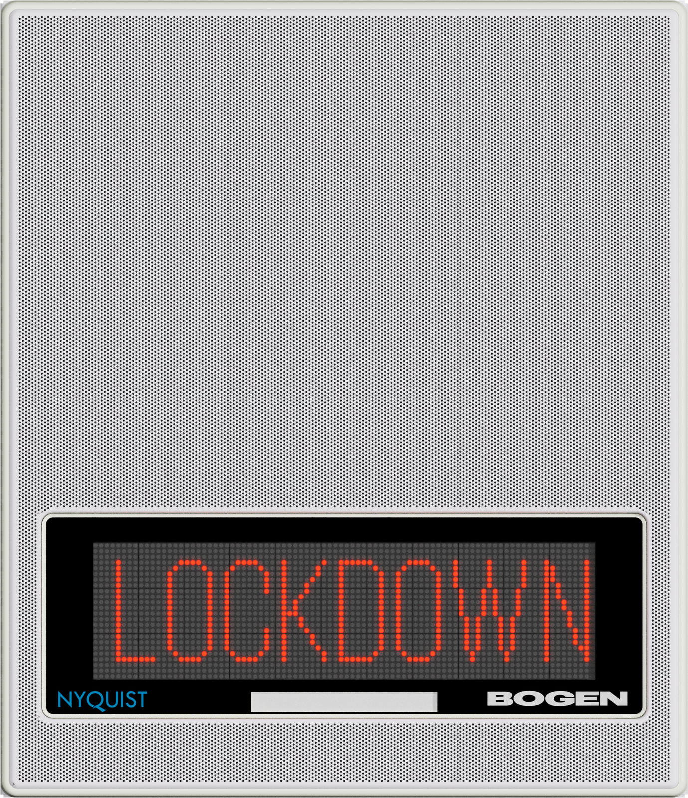 Bogen notification display and speaker